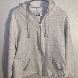 Light Grey Zip up